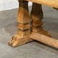 Large French Bleached Oak Farmhouse Dining Table