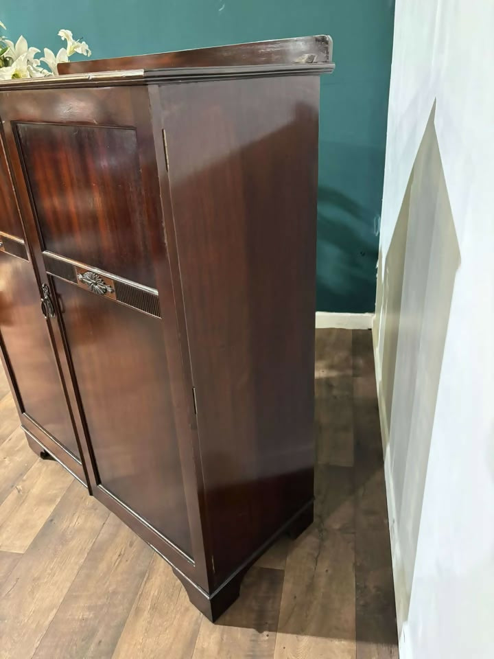 Vintage Mahogany Gents Robexcvxv