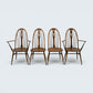 4 Ercol Swan Bow Back Dining Chairs Windsor Bow Golden Dawn FREE UK Delivery*