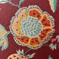 Vintage Fabric Covered Three Fold Dressing Screenm