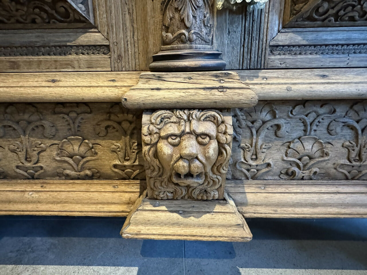 Wonderful Flemish 18th Century Oak Cabinet