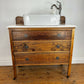 Vintage Vanity Unit Made to Order Vanity Unit Custom Made Bathroom Furniture Antique Vintage Bathroom Washstand Basin Unit
