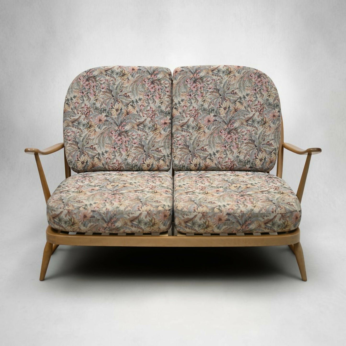 Ercol Windsor 2str Sofa Genuine New Webbing Light Finish #203 FREE UK Delivery
