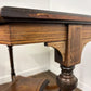 Edwardian Inlaid Walnut Occasional Window Table on Castors