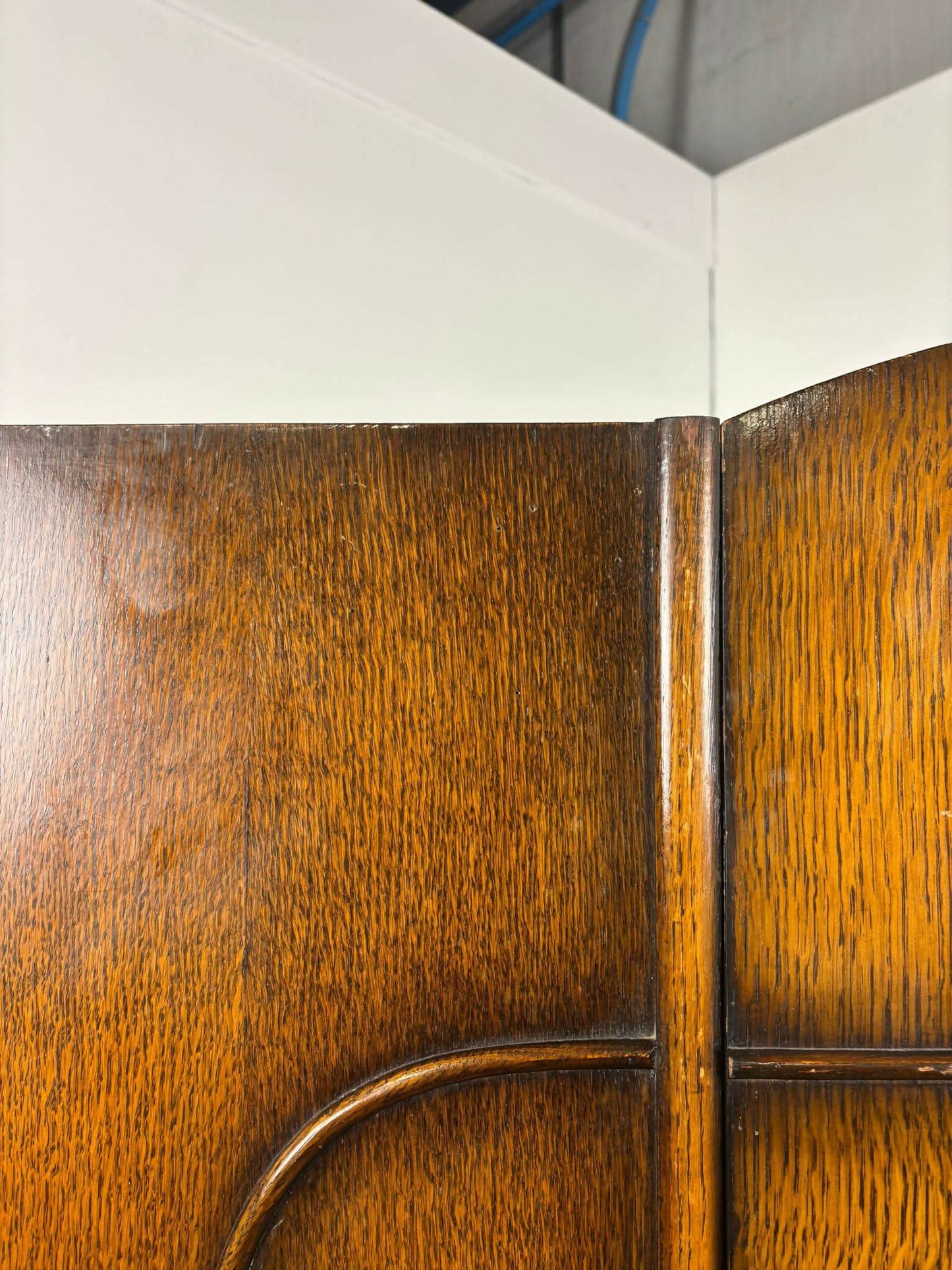 Vintage Oak Single Door Wardrobe
