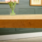 Handmade Solid Oak Dining Table - Almost 7 Foot - Washed Oak