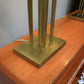 Pair of Table Lamps RV Astley Gatsby Carrick Antique Brass Finish Rectangular