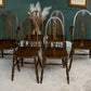 6 Elm Dining Chairs by Glenister - Hoop Back - 2 Carvers