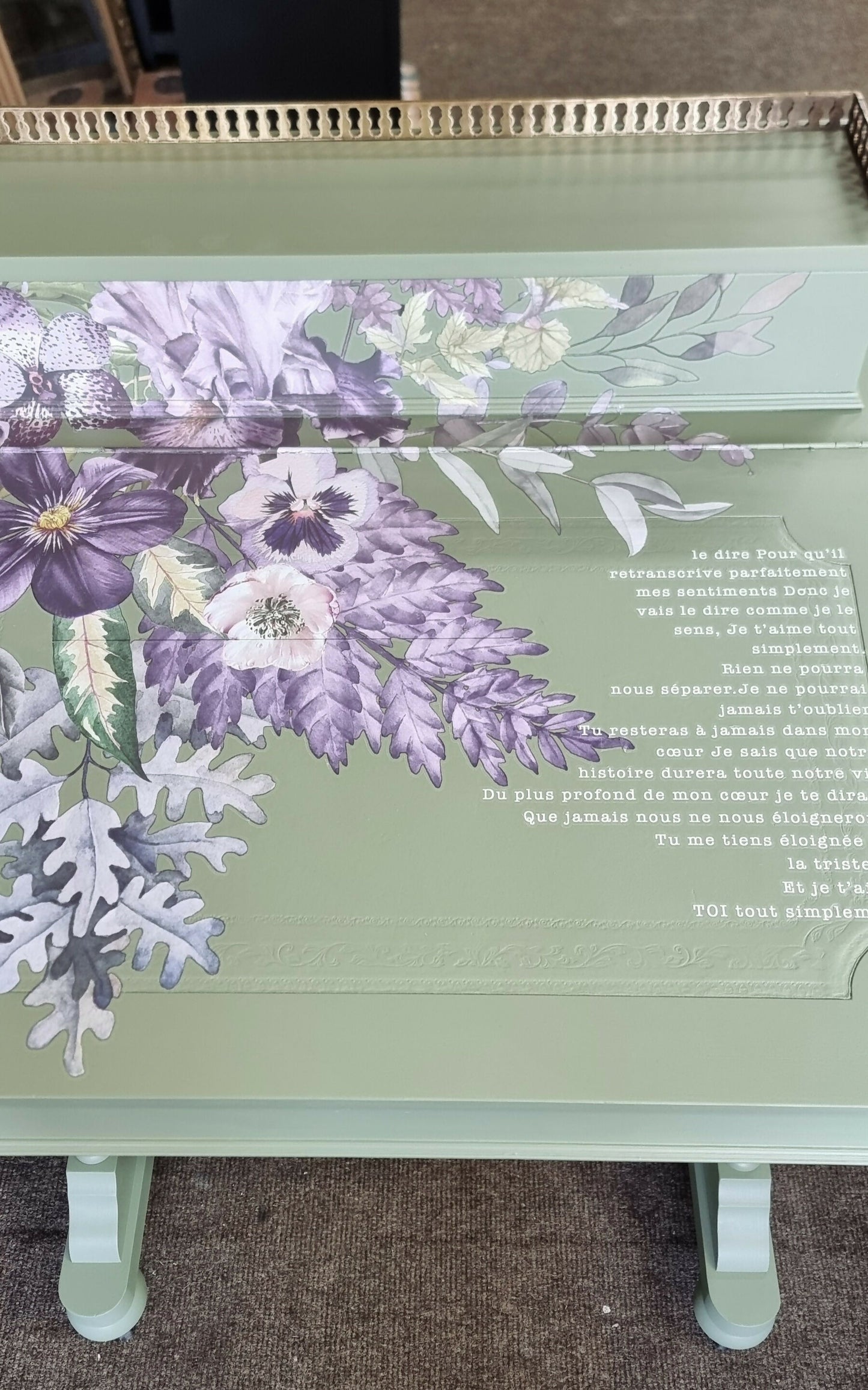 Restyled Davenport Desk/Dressing Table