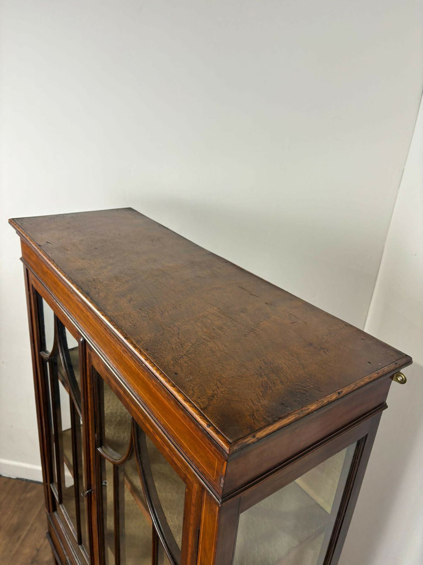 Edwardian Mahogany Inlaid Display Cabinet