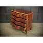 Large Walnut Serpentine Shaped Vintage Chest of Drawers