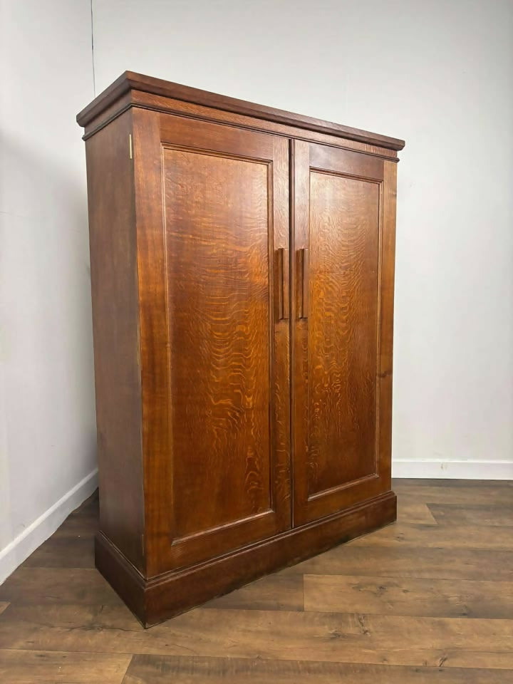George V Oak Estate Cupboard with 36 Pigeonholes