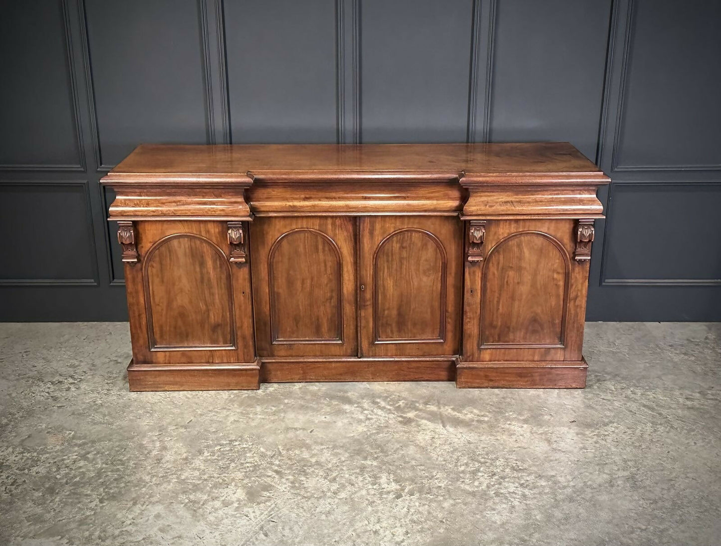 Large Vintage Victorian Mahogany Sideboard