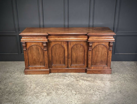 Large Vintage Victorian Mahogany Sideboard