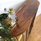 Vintage Art Deco drinks cocktail cabinet, black and gold