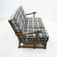 Ercol Furniture 3str Sofa Golden Dawn Tartan Upholstery VG Web FREE UK Delivery. SBR10229/2003E