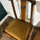 Vintage Honey Oak Dining Chairsb
