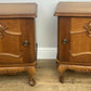 Pair of Bedside Tables Vintage French Louis XVI Nightstands Cabinets LOT 6364
