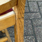 1930’s Extending Vintage Light Oak Draw Leaf Table & 4 Chairs