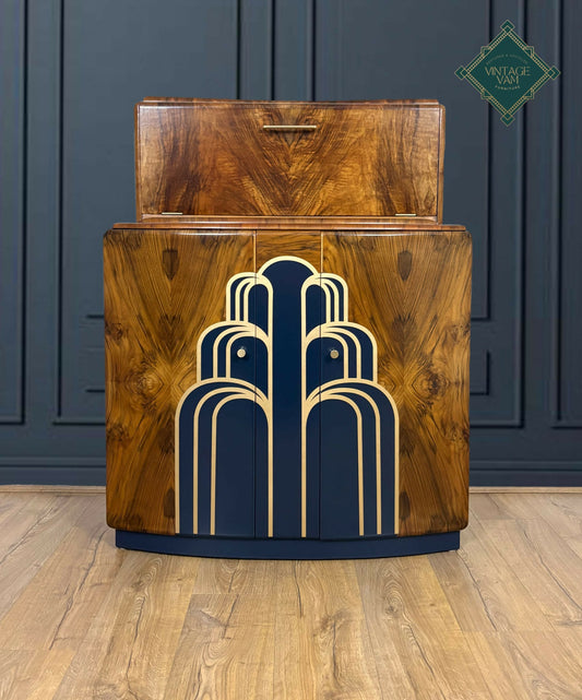 Art Deco cocktail cabinet **Deco Fountain**