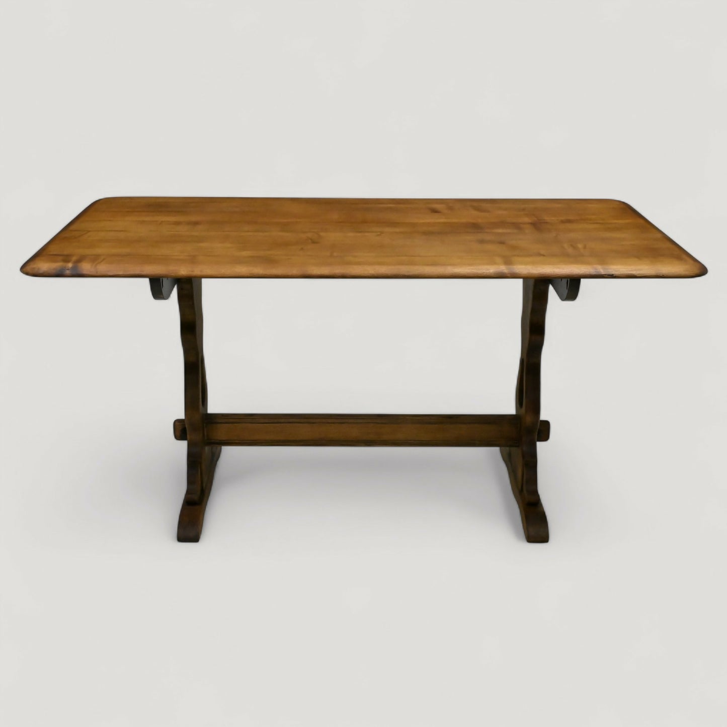Vintage Oak Country Kitchen Table Refectory Style Refinished FREE UK Delivery. SBR10934/1209E