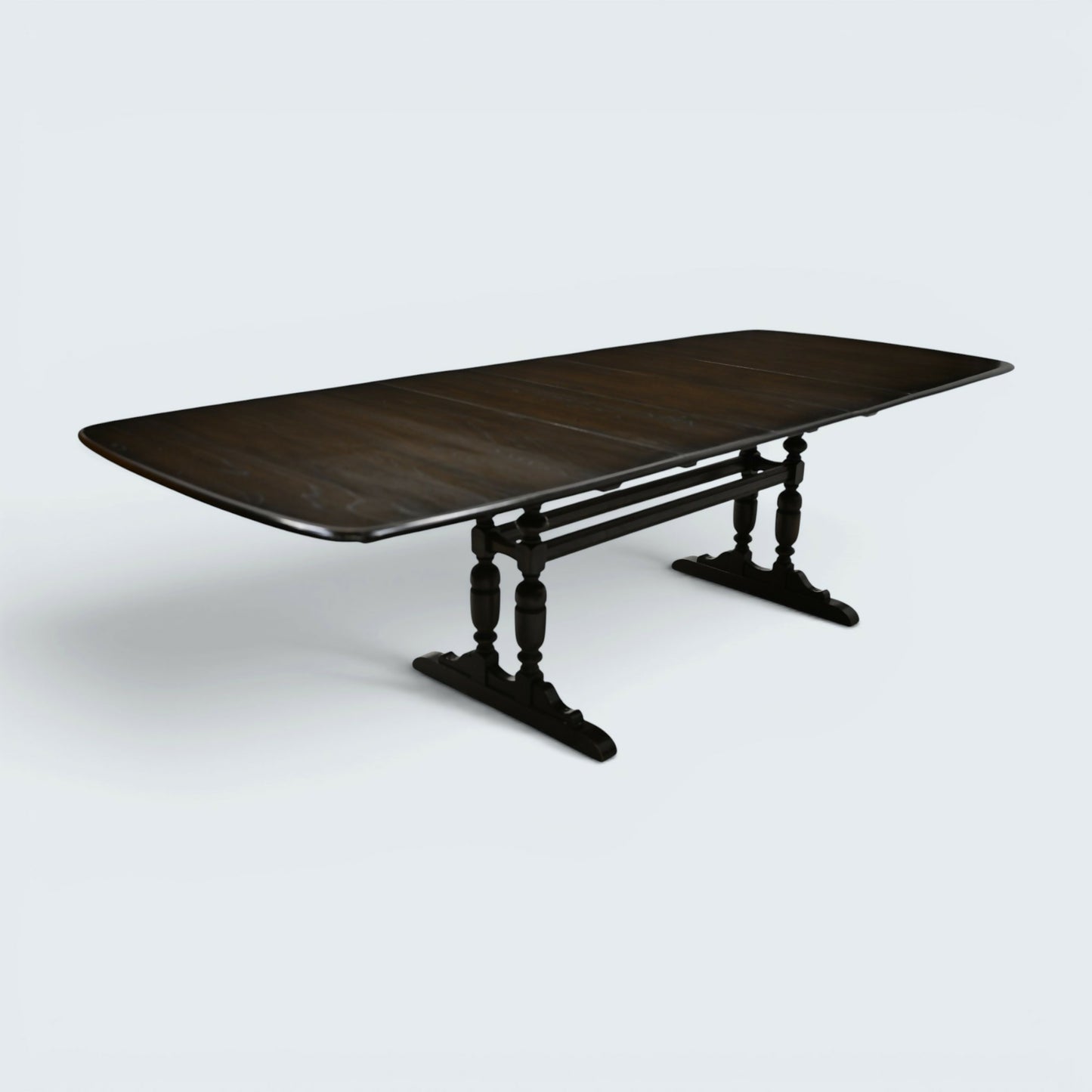 Ercol Dorchester Extending Dining Dark Finish Seats 8 to 10 FREE UK Delivery