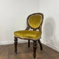 Victorian Spoon Back Upholstered Nursing Chair