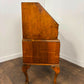 Vintage Walnut Veneer Waterfall Bureau on Claw & Ball Feet