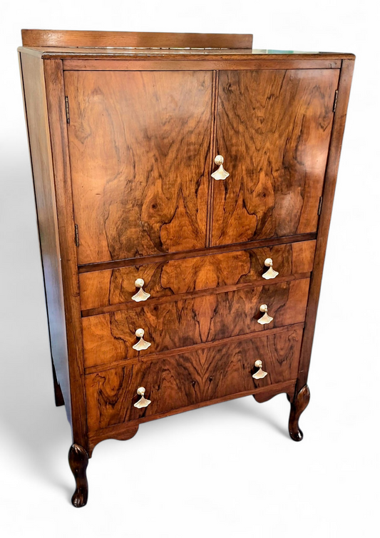 Upcycled 1940's Art Deco Tallboy
