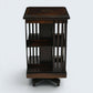 Edwardian Revolving Bookcase With 2 Tiers And Marquetry Decoration FREE Delivery