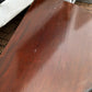 Antique Mahogany Games / Console Table With Fold Over Lid And Compartment
