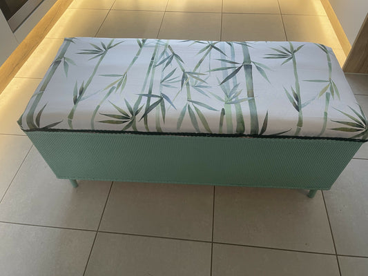 Ottoman storage bench. Mid century lovingly restored