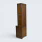 Old Charm Narrow Bookcase 4 Drawers 3 Shelves Light Oak FREE UK* Delivery