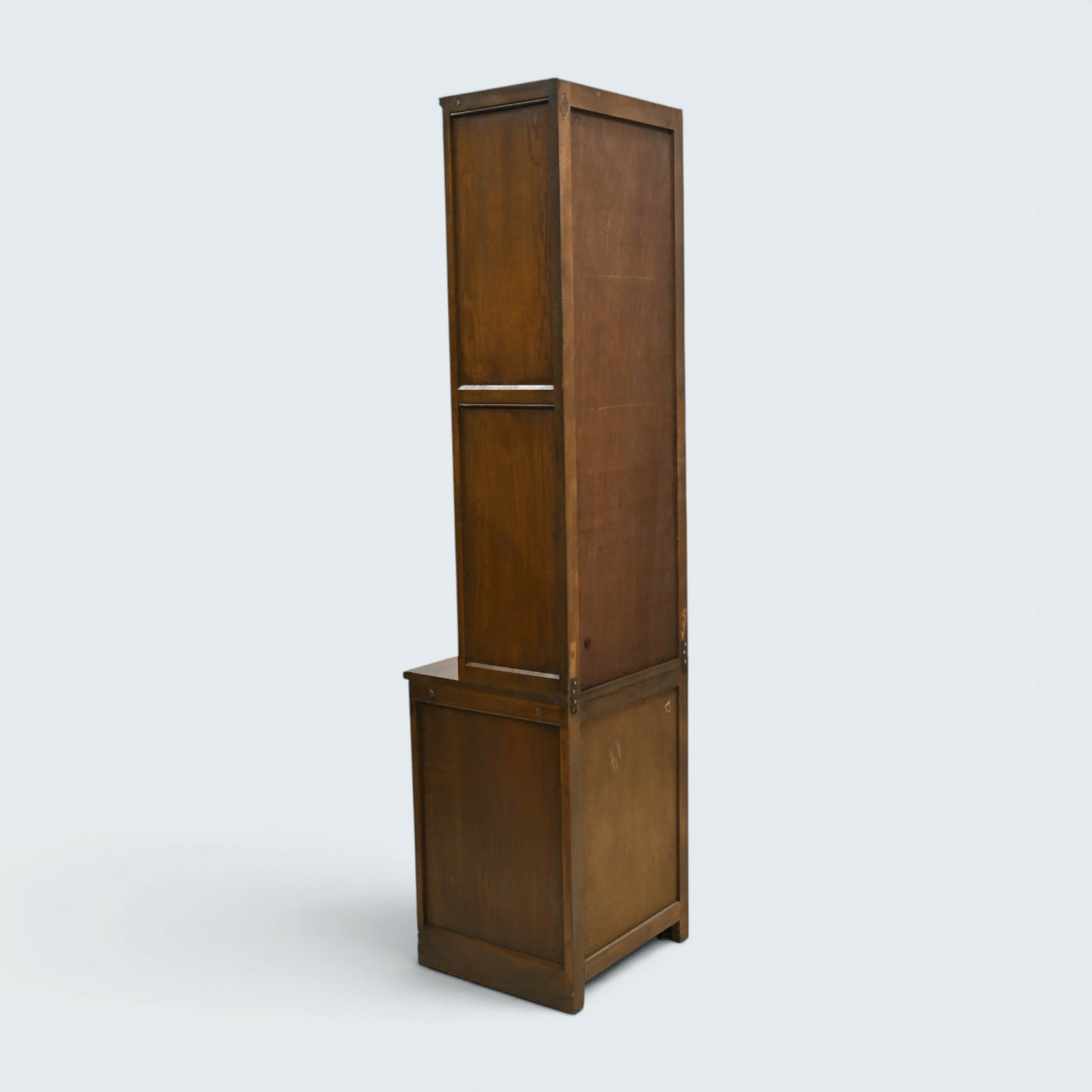 Old Charm Narrow Bookcase 4 Drawers 3 Shelves Light Oak FREE UK* Delivery