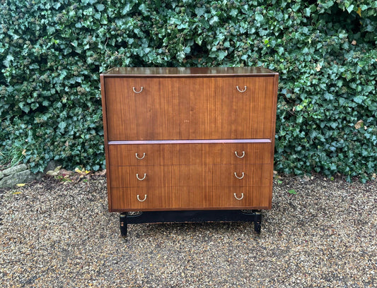 Vintage Tola & Black Drinks Cocktail Cabinet By G Plan