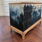 Dark green stag chest of drawers unique large dresser