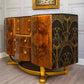 Beautiful Art Deco Walnut Drinks Cocktail Cabinet