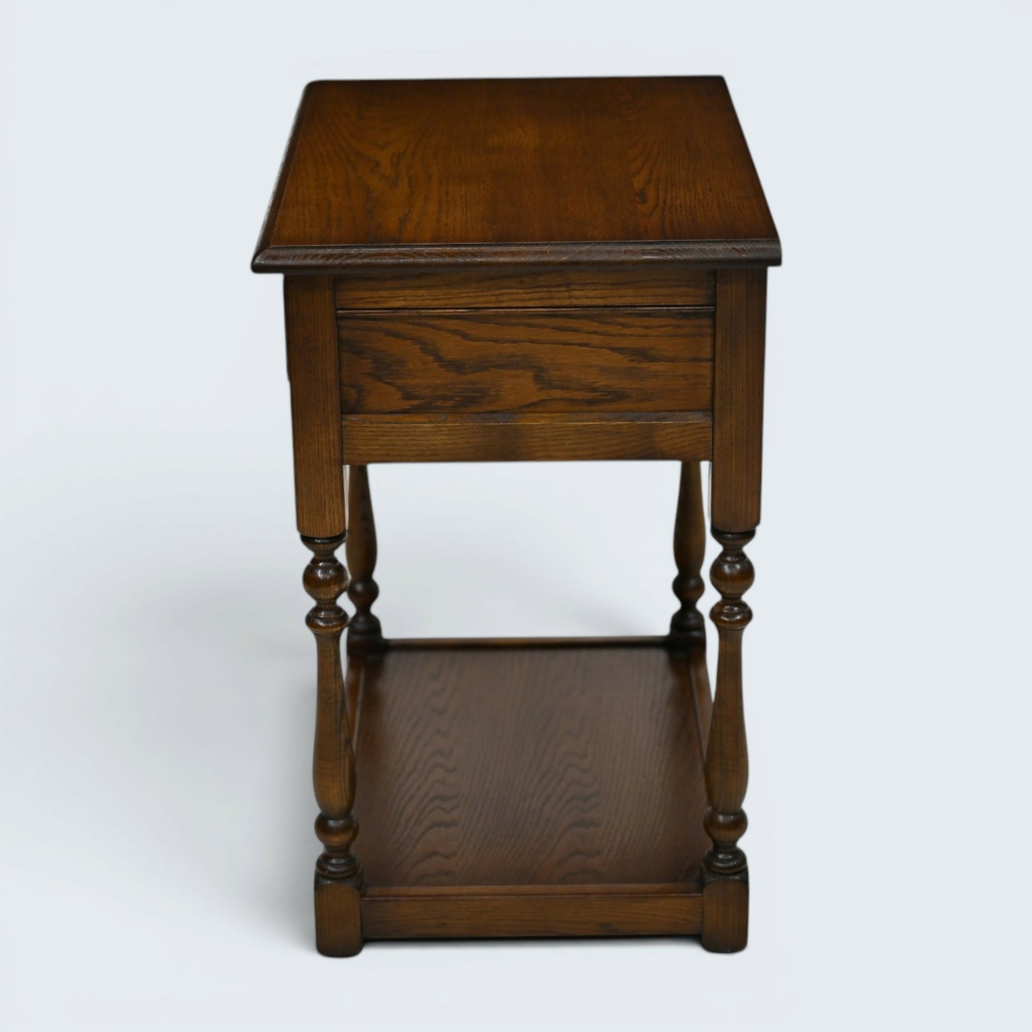 Old Charm Side Table Lamp Table Light Oak Finish With Drawer FREE UK Delivery