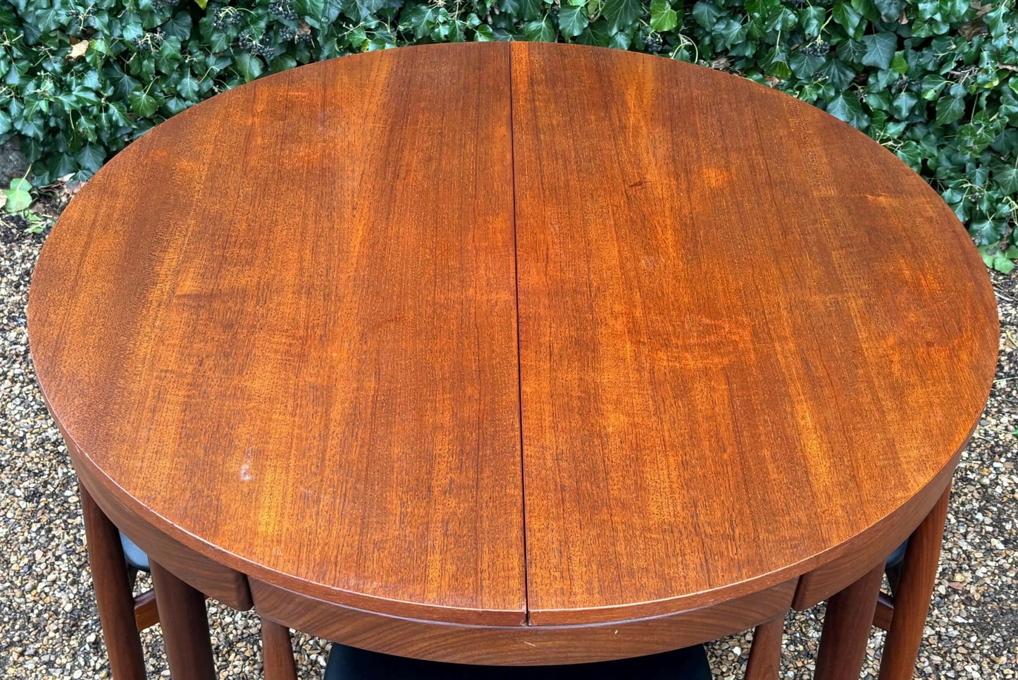 Vintage Extending 'Roundette' Dining Table & Chairs By Hans Olsen For Frem Rojle