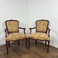 Pair of Reproduction Upholstered Armchairs