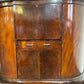 Vintage Mahogany Bureau with Side Cupboardsv