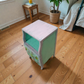 Budgies & Blossom Decoupaged Cabinet