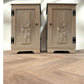 Floral Neutral Bedside Tables / Nightstands
