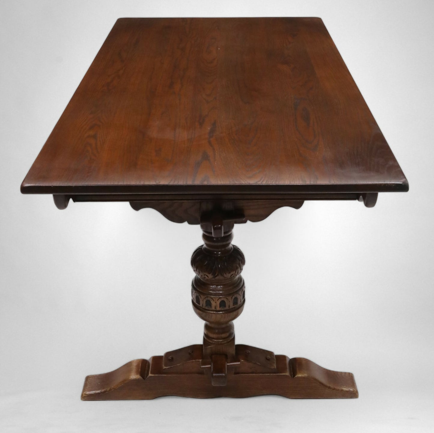 Old Charm Dining Table Solid Oak Refectory Tudor Brown 1727 FREE UK Delivery*. SBR9297/2806D