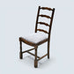 4 Webber Ladderback Dining Chairs with Grey Cushion Pads FREE UK Delivery*
