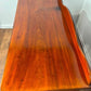Victorian Scottish Flame Mahogany Pedestal Desk