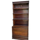 Antique Globe-Wernicke Oak barrister bookcase tall vintage display cabinet