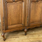 Wardrobe Vintage French Louis XVI Style Oak Four Door Carved Armoire LOT 6113