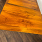 Cherry Wood Refectory Style Extending Table with Concealed Leaves