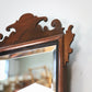 Arts and Crafts Edwardian Fretwork Bevel Edged Mirror Mahogany Frame